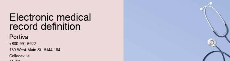 electronic medical record definition