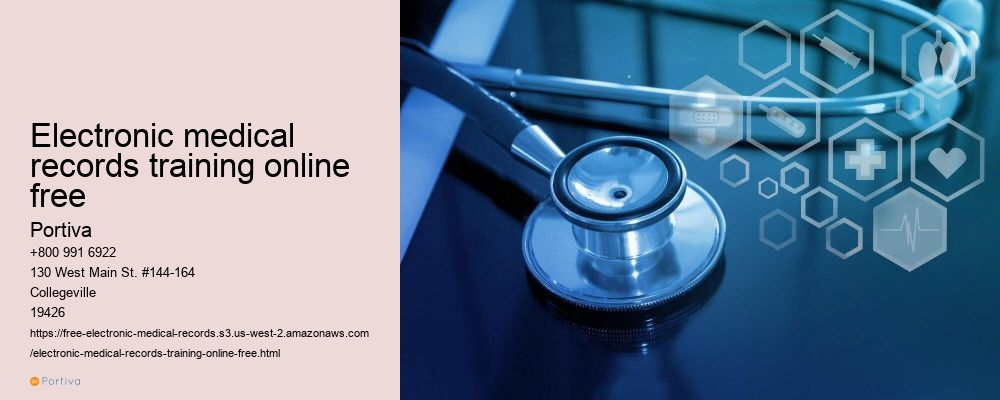 electronic medical records training online free
