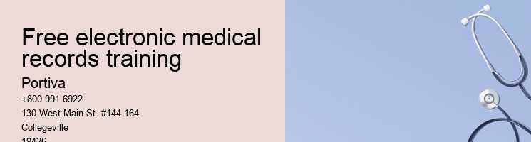 free electronic medical records training