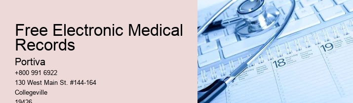 Free Electronic Medical Records