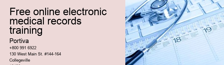 free online electronic medical records training