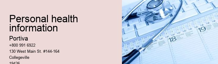personal health information